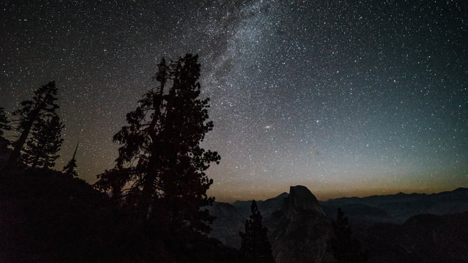 Stargazing in Yosemite