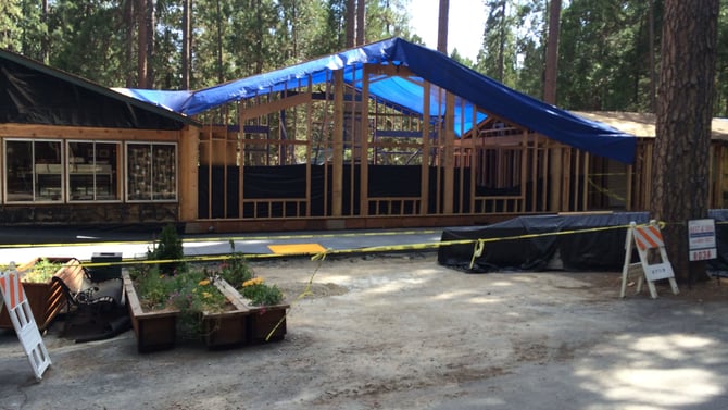 Redwoods Event Center Remodel Is Under Way